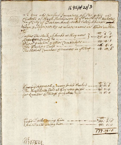 Wills and Inventories image